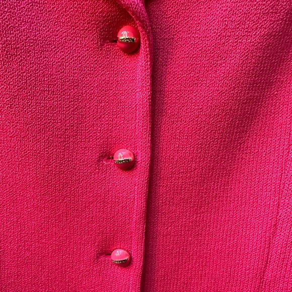 ST JOHN collection bright pink size 10 with buttons say ST JOHN - Picture 2 of 7